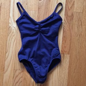 Navy Motionwear leotard